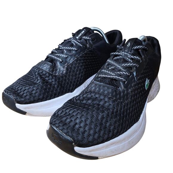 Lacoste Court Drive Fly Knit Textile Sneakers Black White Mens Size 10 
Eu 43 main image 5